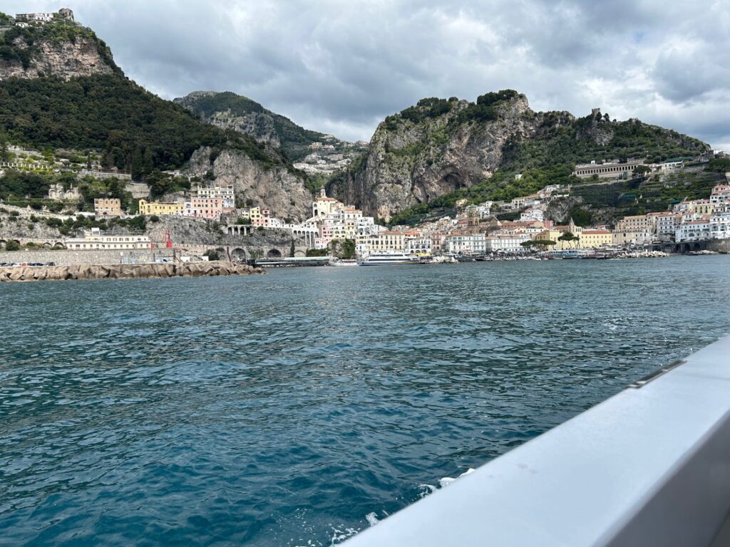 Approaching Capri on the ferry